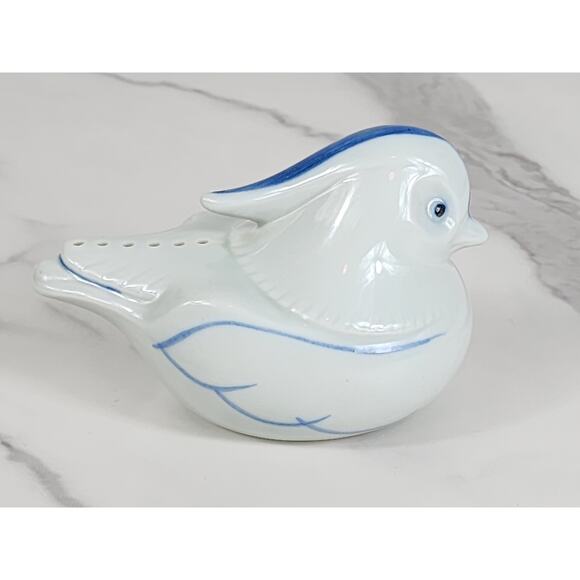 Ben Rickert Blue Bird Potpourri Holder 80's Fine China 4 1/2" Japan Vintage - Picture 7 of 13
